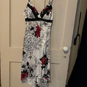 ⚡️4 for 16!⚡️Silky Sexy Hi-Low Tropical Shift Dress